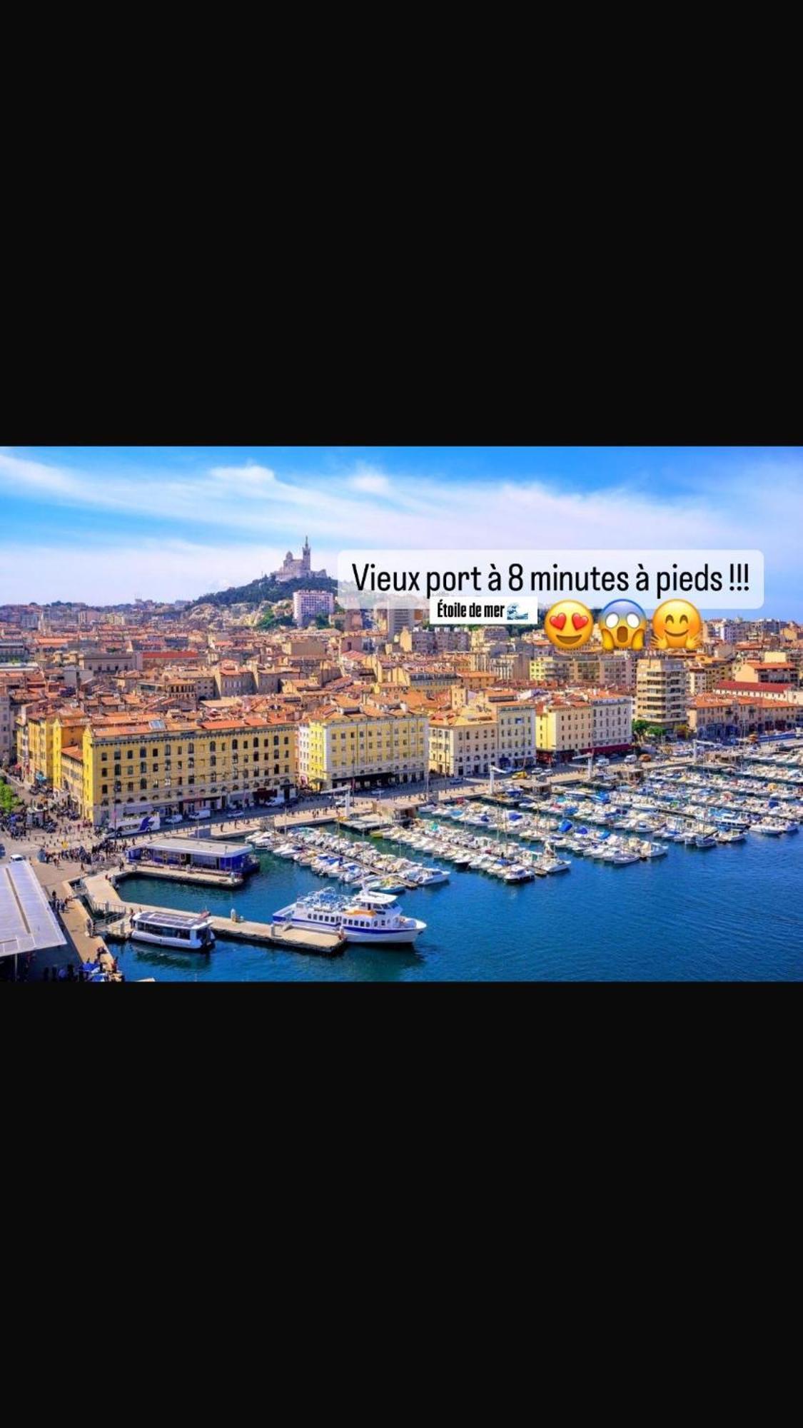 Etoile De Mer Magnifique Studio Deco Plage Et Sable Fin, Votre Sejour A Marseille Commence Ici, Centre-Ville Luaran gambar